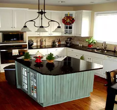 Kitchen Island with granite Countertop