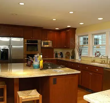 Kitchen Island With Round Corner