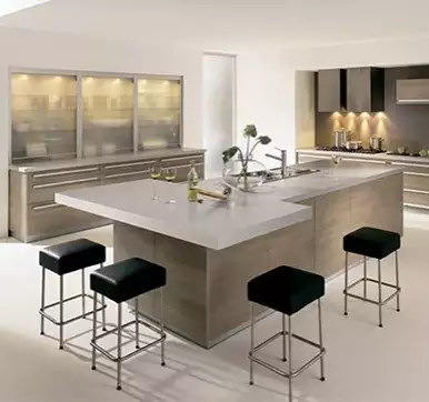 Minimal Style Kitchen Island