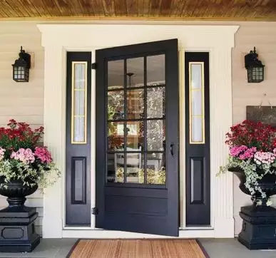 Farmhouse style front door