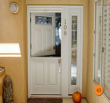 Dutch style entry doors