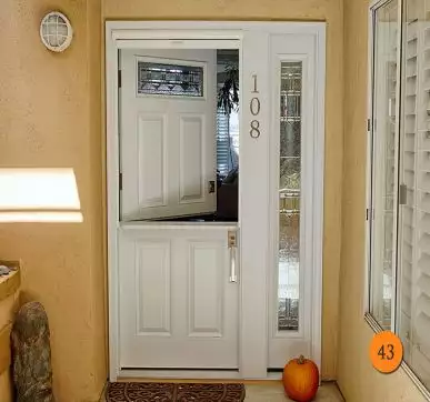 Dutch style entry doors