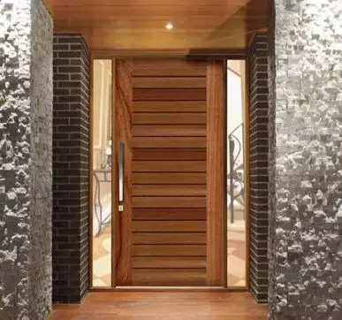 Super luxurious pivot timber entrance doors