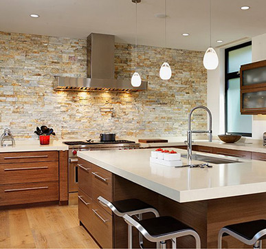 40 Latest Kitchen Tiles Design Ideas, Stone Kitchen Tiles Wall