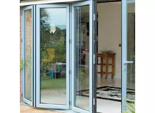 Aluminum Sliding Folding Doors by Sanjeevan & Company