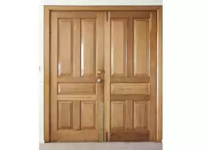 Wooden Double Door by Govind Timber Trading Company