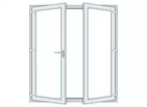 uPVC Casement French Doors by Squareton windoor systems