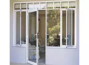 Aluminium Casement Doors by S. K. Steel Fabricators