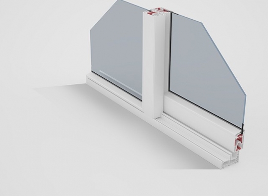 Sliding Window uPVC Profile - One Track by Okotech uPVC Profiles