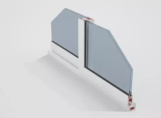 Sliding Door uPVC Profile - 2 track by Okotech uPVC Profiles