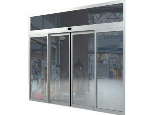 Automatic Sliding Glass Door by Agarwal Metals