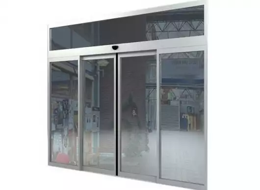 Automatic Sliding Glass Door by Agarwal Metals