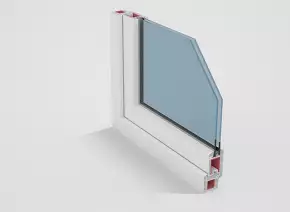 Casement Door uPVC Profile - Single open by Okotech uPVC Profiles