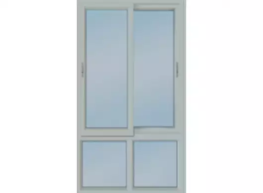 uPVC Combination Windows by Jaipur uPVC Door Windows