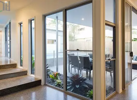 Aluminium Vertical Sliding Windows by Gala Aluplast