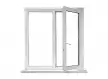 White uPVC Casement Window by R S Window Solution