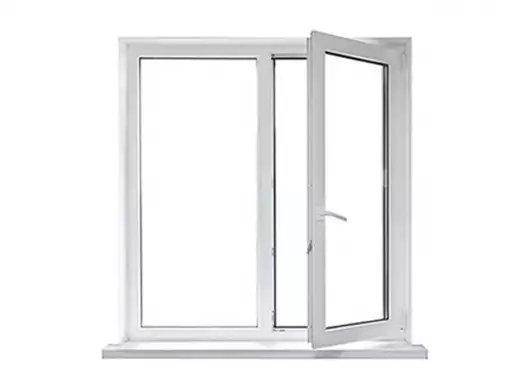 White uPVC Casement Window by R S Window Solution