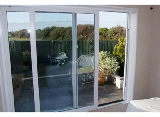 uPVC Double Glass Door by R S Window Solution