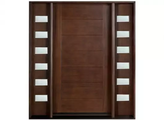 Brown Wooden Door by Ganpati Wood Moulders