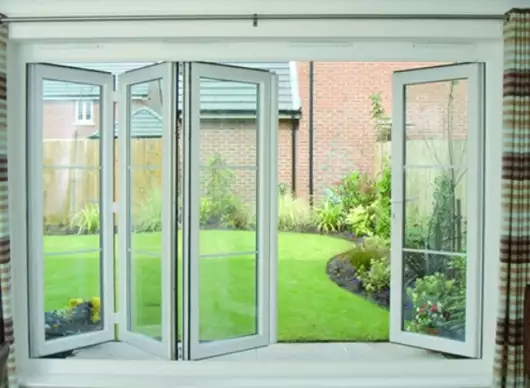 uPVC Slide & Fold Door by Green Windows Pvt. Ltd.