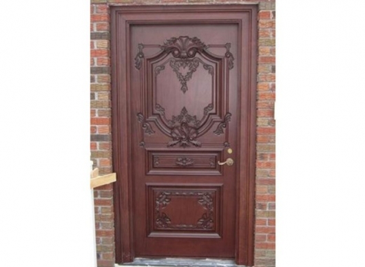 Designer Teakwood Wooden Door by Ganpati Wood Moulders