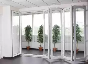 uPVC Slide & Fold Door by Dhanush Building Systems