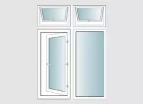 uPVC Combination Windows by Govind Extrusion