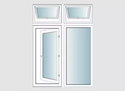 uPVC Combination Windows by Govind Extrusion