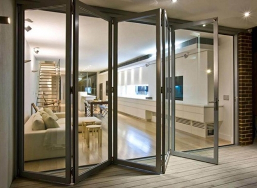 uPVC Slide and Fold Door by A PLUS INDUSTRIES PVT. LTD.