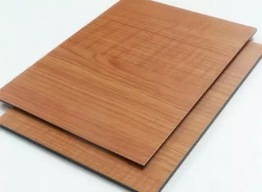 Brown Rectangular ACP Sheet bybKatiyar Aluminium Decor