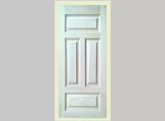 White Teak Solid Wooden Doors by A K LUMBERS LTD