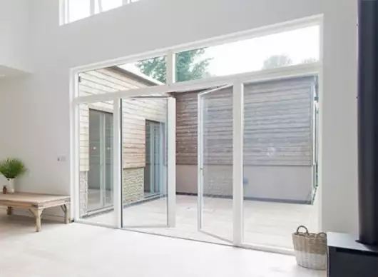 Aluminum Casement Doors by Baba Aluminium House