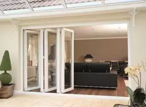 uPVC Slide & Fold Doors by Xindo Window Pvt Ltd