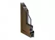 APC 46 Systems outward opening door Section by Alupure