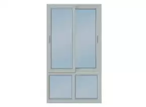 uPVC Combination Windows by Shree Shyam UPVC industries