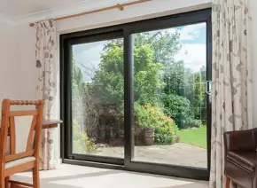 Aluminium Sliding Doors by Radhey Aluminium Fabricators and Glass Works