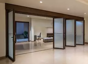 Aluminium Slide & Fold Doors by Riddhi Siddhi Innovation