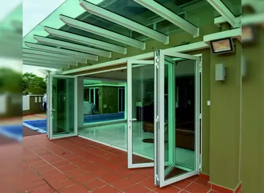 Aluminium Slide & Fold Door K-1202 Series by Kalco Alu-Systems