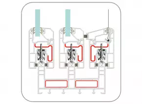 uPVC Sliding Window Profile (EN112 3-Track) by ENCRAFT