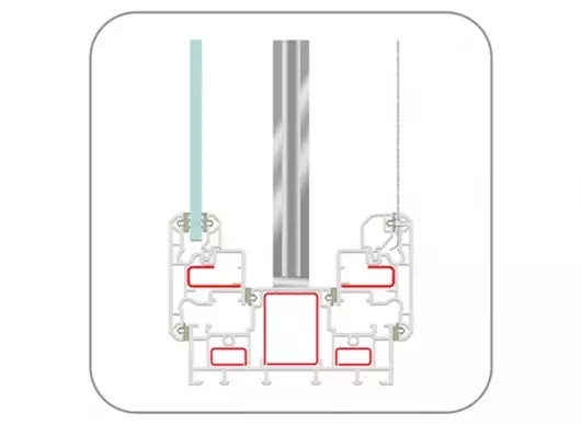 uPVC Casement Windows Profile (EN112 TwinSash 42/42) by ENCRAFT