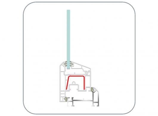 uPVC Casement Door Profile (EN62 Balcony Door – open out) by ENCRAFT