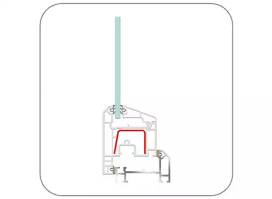 uPVC Casement Door Profile (EN62 Balcony Door – open out) by ENCRAFT