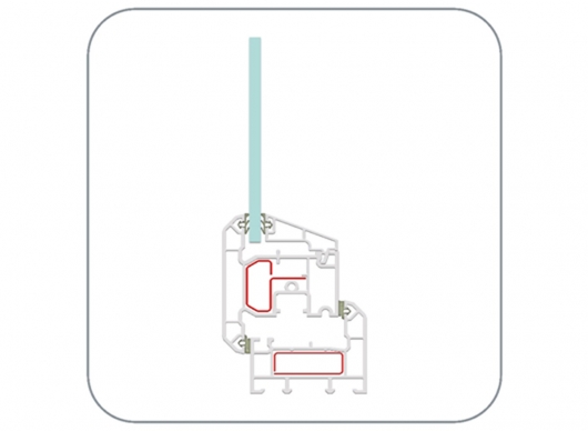 uPVC Casement Window Profile (EN62 Casement) by ENCRAFT