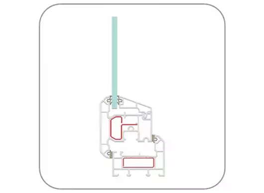 uPVC Casement Window Profile (EN62 Casement) by ENCRAFT