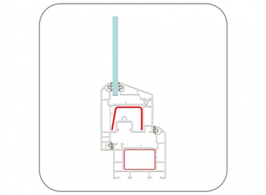 uPVC Casement Window Profile (EN62 Casement – heavy duty) by ENCRAFT