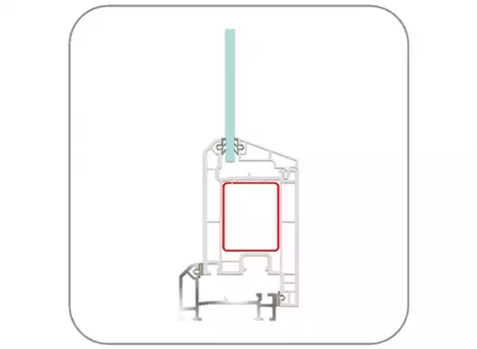 uPVC Casement Door Profile (EN62 Door – open in – heavy duty) by ENCRAFT