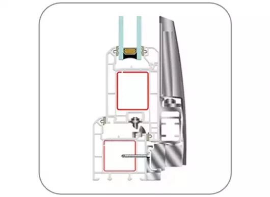 uPVC Tilt & Slide Door Profile (EN62 Tilt & Slide) by ENCRAFT