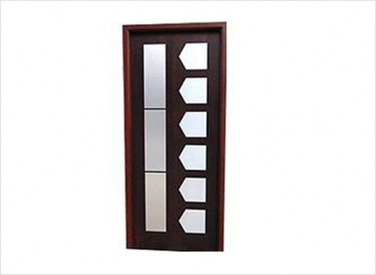 Solid Wood Steel Inlay Doors By O.P. Doors