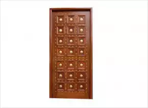 Heavy Wooden Panel Door & Bross By O.P. Doors