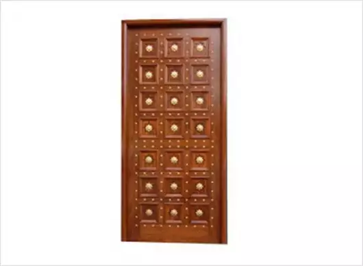 Heavy Wooden Panel Door & Bross By O.P. Doors